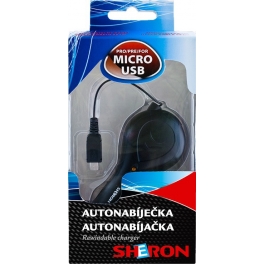SHERON autonabíječka MicroUSB SHERON SHR 6000400