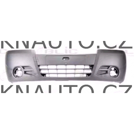 Přední šedý nárazník s otvory pro mlhová světla Opel Vivaro od r.2007 60270714J