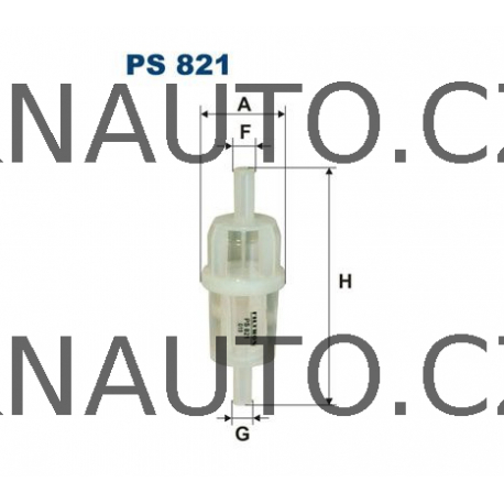 Palivový filtr FILTRON PS 821 univerzální pro naftu benzín či vodu PS821