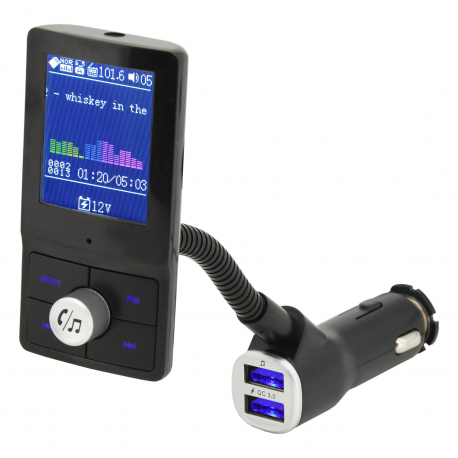Hands free FM transmitter LCD COLOR COMPASS 07722