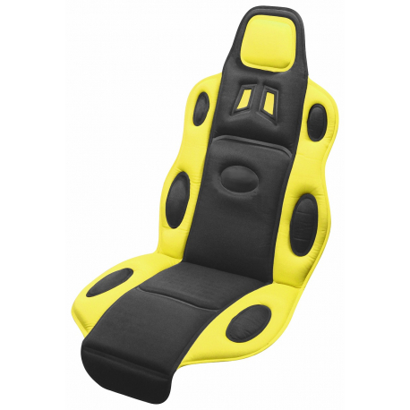 Potah sedadla RACE černo-žlutý COMPASS 31653