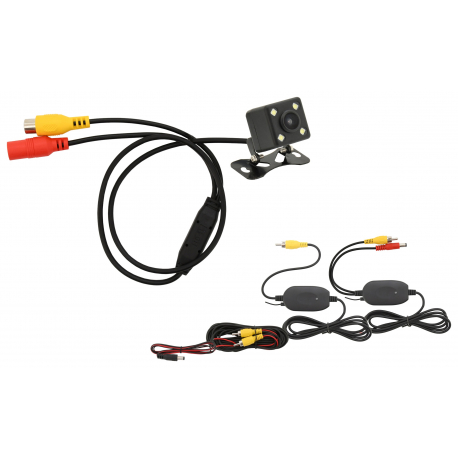 Parkovací kamera DICE bezdrátová polohovací s LED přísvitem COMPASS 33594