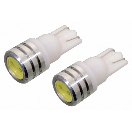 Žárovka 1SUPER LED 12V T10 bílá 2ks COMPASS 33770