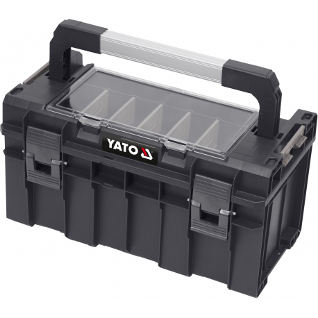 Box na nářadí plastový s organizérem 450x260x240mm YATO YT-09183