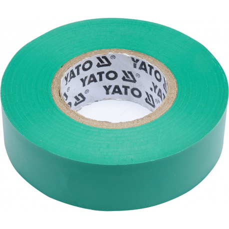 Izolační páska elektrikářská PVC 19mm / 20m zelená YATO YT-81652
