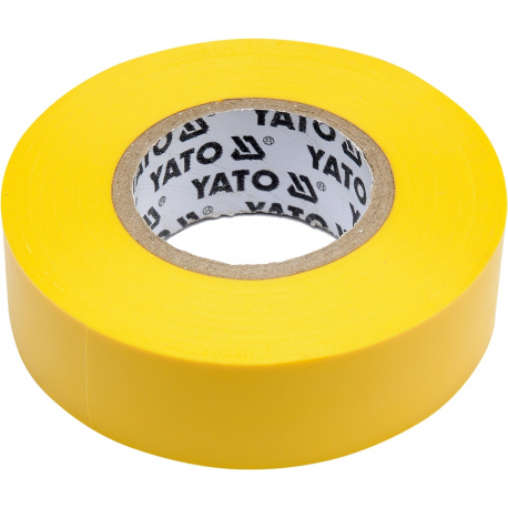 Páska izolační 19 x 0,13 mm x 20 m žlutá YATO YT-81654
