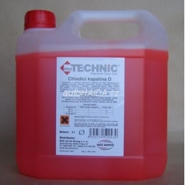 Chladící kapalina červená G12+ 3L (Růžová) PROTECHNIC PRO 710003
