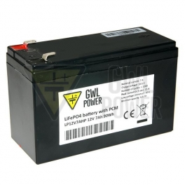 GWL/Power LiFePO4 Battery Pack (12V/7Ah PCM) GWL/Power LP12V7AHP