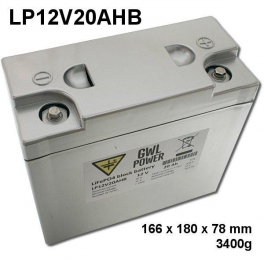 GWL/Power Lithium Battery LiFePO4 (12V/20Ah) GWL/Power LP12V20AHB