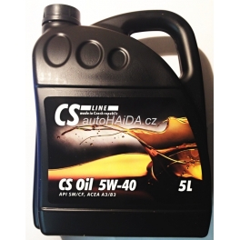 olej CS line 5W40 5 L | CS oil SAE 5W-40, API SM/CF CS oil CS oil 5W40 5