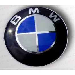 BMW Přední znak na kapotu KLASICKÝ, Emblem, průměr 82mm JAK 00120