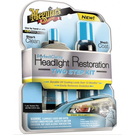 Meguiar's Perfect Clarity Headlight Restoration Kit - revoluční sada na oživení světlometů ESC G2000