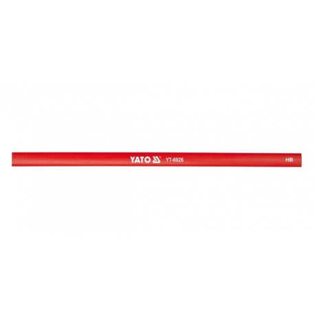Tužka tesařská 245 mm červená 144ks YATO YT-6926