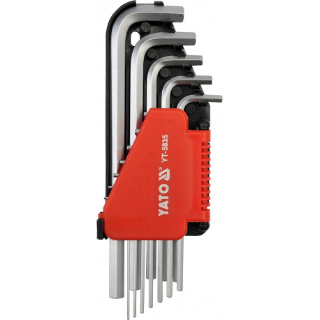 Sada klíčů imbus 12 ks delší palcové YATO YT-5835