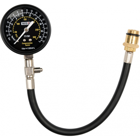 Měřící přístroj kompresního tlaku (hadička) YATO YT-7301