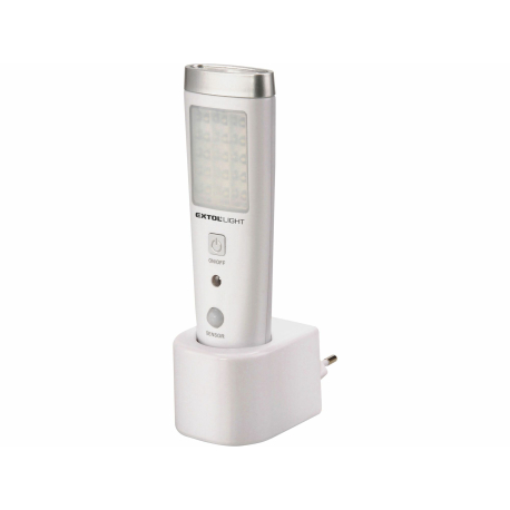 Svítilna pohotovostní s pohybovým senzorem, indukční nabíjení, Li-ion, 15+5 LED EXTOL-LIGHT EXTOL-LIGHT 8519
