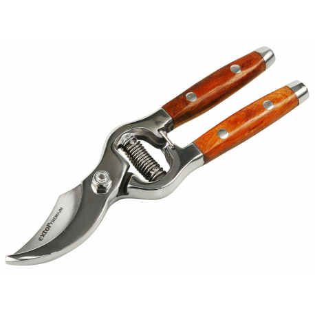 Nůžky zahradnické s dřevěnou rukojetí, 210mm, na stříhání větví do pr. 20mm EXTOL-PREMIUM EXTOL-PREMIUM 3672
