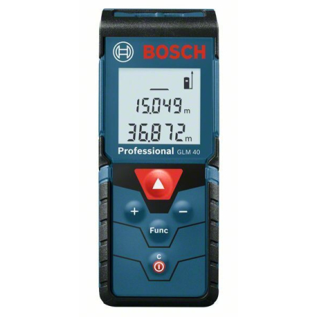 Laserový měřič vzdálenosti Bosch GLM 40 Professional, 0601072900 BOSCH 13237
