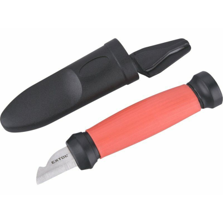 Nůž na odizolování kabelů oboubřitý, s plast. pouzdrem, 155/120mm EXTOL-PREMIUM EXTOL-PREMIUM 55820