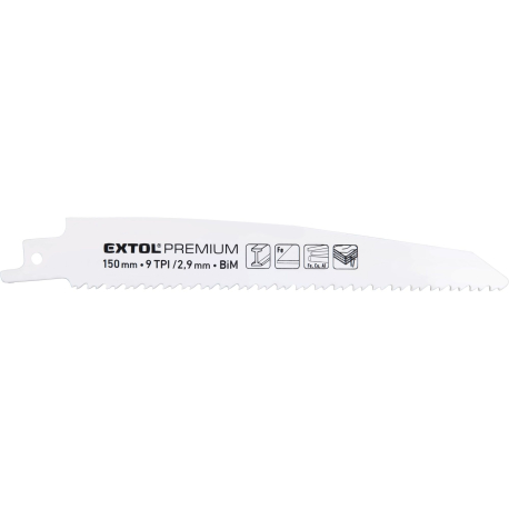 Plátky do pily ocasky 3ks, 150x22x1,6mm, Bi-metal EXTOL-PREMIUM EXTOL-PREMIUM 60424
