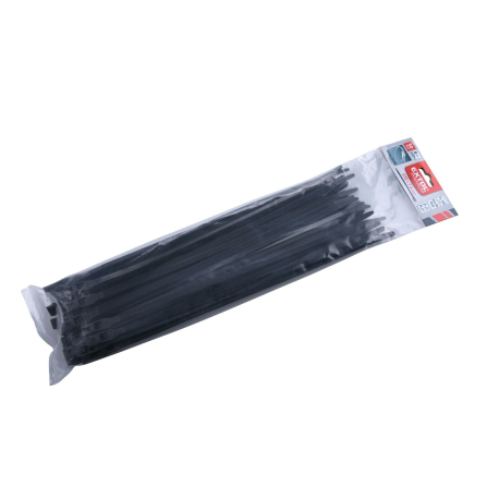 Pásky stahovací na kabely EXTRA, černé, 280x4,6mm, 100ks, nylon PA66 EXTOL-PREMIUM EXTOL-PREMIUM 60547