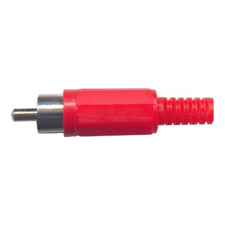 CINCH konektor plast červený D960
