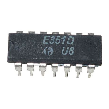 E351D-dělič kmitočtu TTL, DIL14 E208