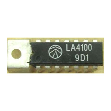 LA4100-nf zesilovač 1W,Ucc 6V,DIP14+g F616