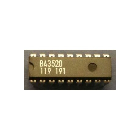 BA3520-nf zesilovač pro walkmany, Ucc 1,8-4V, DIP18 F626A