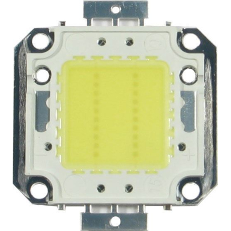 LED 20W Epistar bílá 6000K, 2400lm/600mA,120°, 30-32V K185