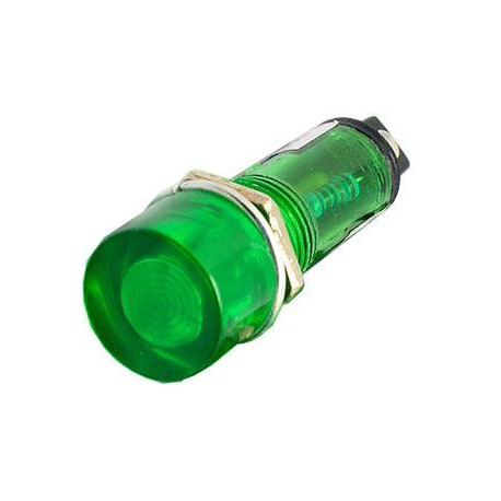 Kontrolka 12V LED, zelená do otvoru 10mm K453E