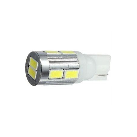 Žárovka LED T10 12V/4W bílá, 10xSMD5630 K570