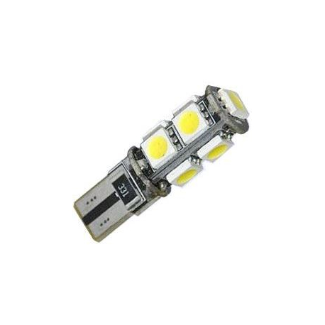 Žárovka LED T10 12V/2,3W ,bílá, CANBUS, 9xSMD5050 K571A