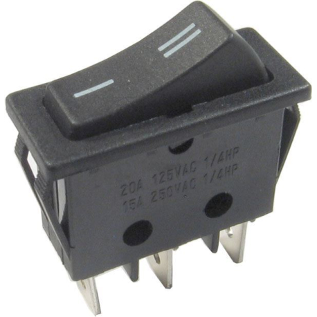 Přepínač kolébkový RS-102-11C, ON-ON 1pol.250V/16A L434