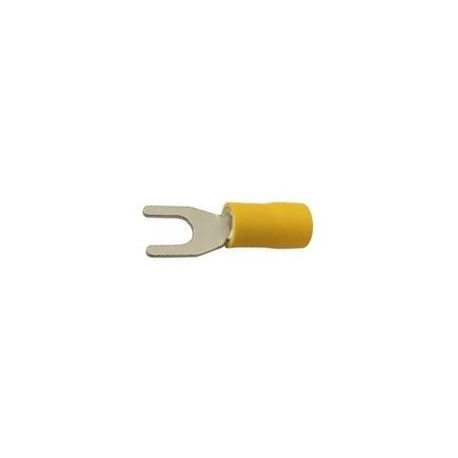 Vidlička kabelová 5,3mm žlutá (SV 5,5-5) L858
