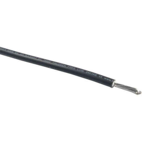 Solární kabel H1Z2Z2-K, 10mm2, 1500V, černý N349A