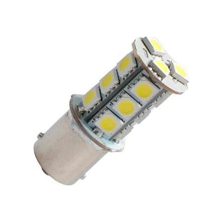 Žárovka LED BaY15D 12V / 3W bílá brzd/obrys., 18xSMD5050 K698