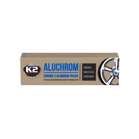 K2 ALUCHROM 120 g - pasta na čištění a leštění kovových povrchů K2 amK003
