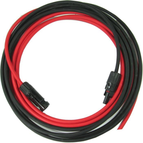 Solární kabel H1Z2Z2-K, 6mm2, červený+černý s konektory MC-4, 5m N351B