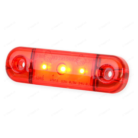 Poziční světlo W97.1 (709) zadní, červené LED WAS 5W709