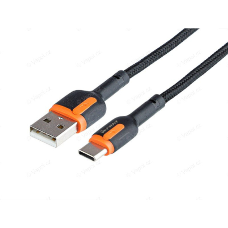 Nabíjecí spletený kabel 100 cm, USB USB-C, MYWAY MYWAY MYW63042