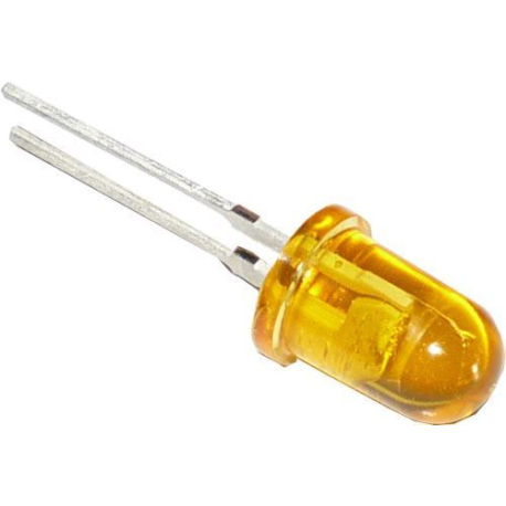 LED 5mm žlutá transparentní K267