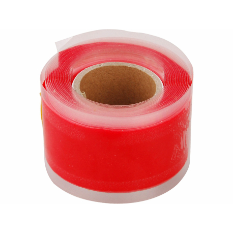 Páska silikonová samofixační, 25mm x 3,3m, červená barva EXTOL-PREMIUM EXTOL-PREMIUM 6229