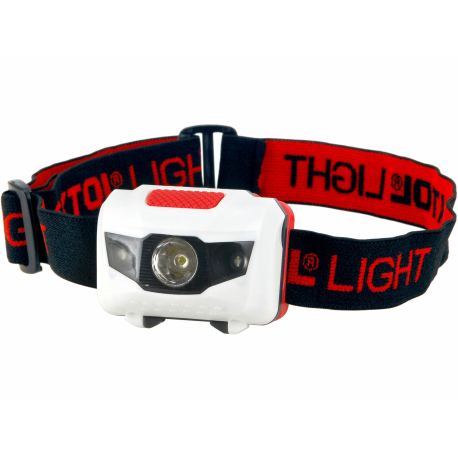 Čelovka 1W + 2LED, 4módy světla: 100%, 50%, červené LED, červ. LED blikání EXTOL-LIGHT EXTOL-LIGHT 8236
