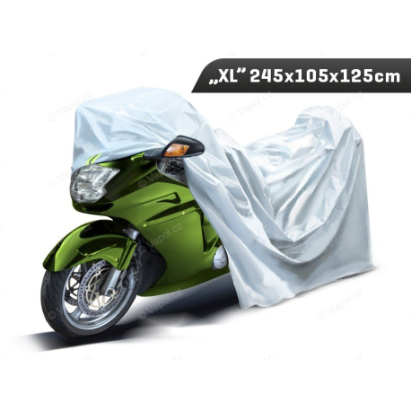 Plachta na motocykl velikost XL, 245 x 105 x 125 cm, třívrstvá s reflexními prvky, Carmotion Carmotion CAR86380