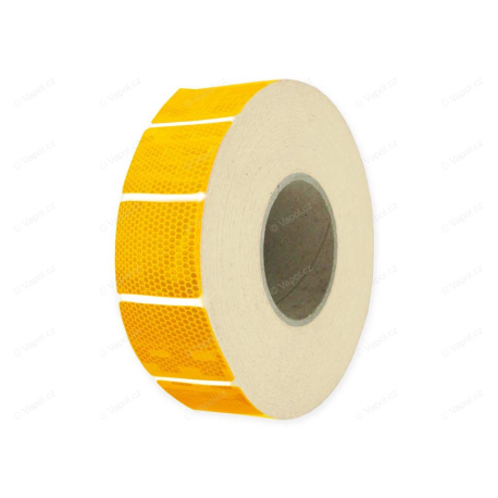 Reflexní páska na plachty a cisterny - ŽLUTÁ Proplast CZ UEU6751