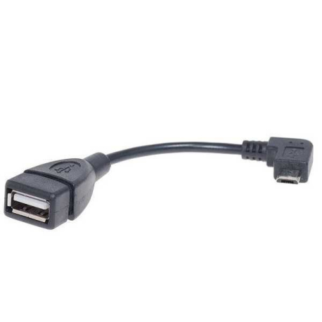 Redukce USB micro úhlový / USB (A) 2.0 OTG CL-61 D353