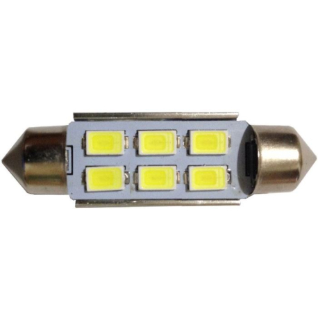 Žárovka LED SV8,5-8 sufit 36mm 12V/2W bílá, 6xLED5730 K668B