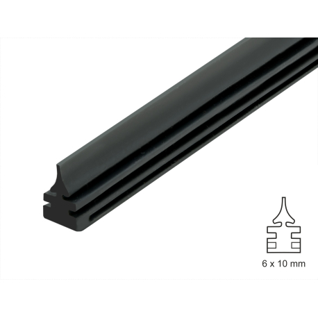 Guma stěrače 700 mm silikonová černá COMPASS 10154