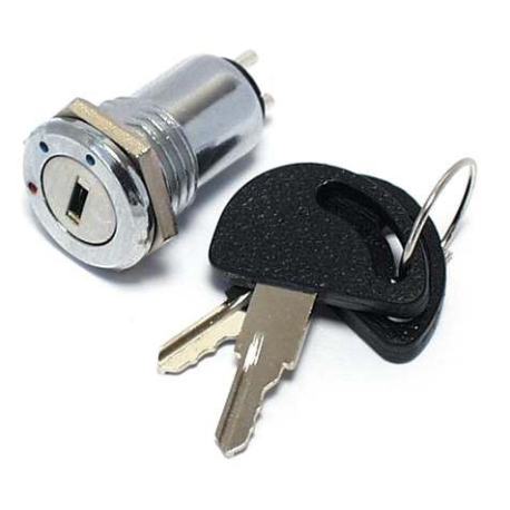 Přepínač s klíčem OFF-ON-ON 250V/0,5A P-B0961 L505